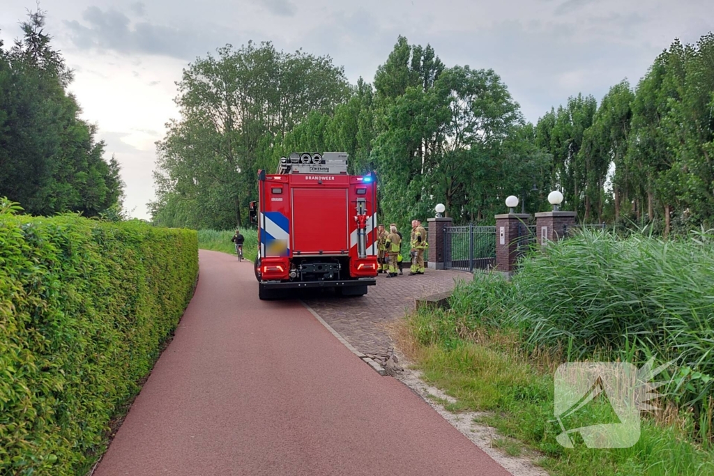 Zoektocht naar persoon te water