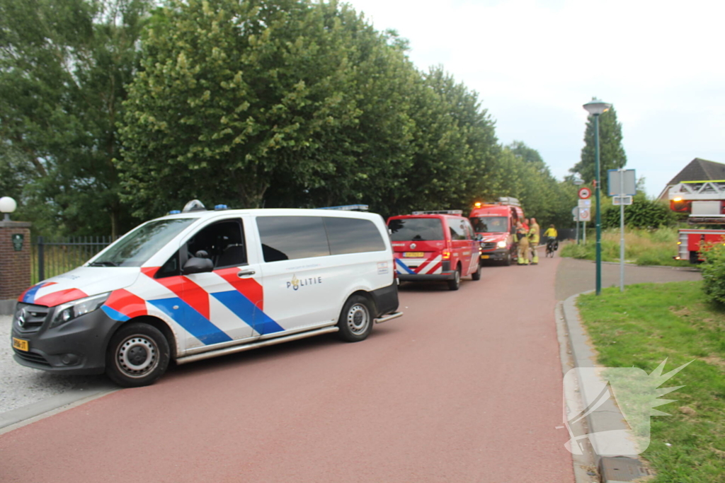 Zoektocht naar persoon te water