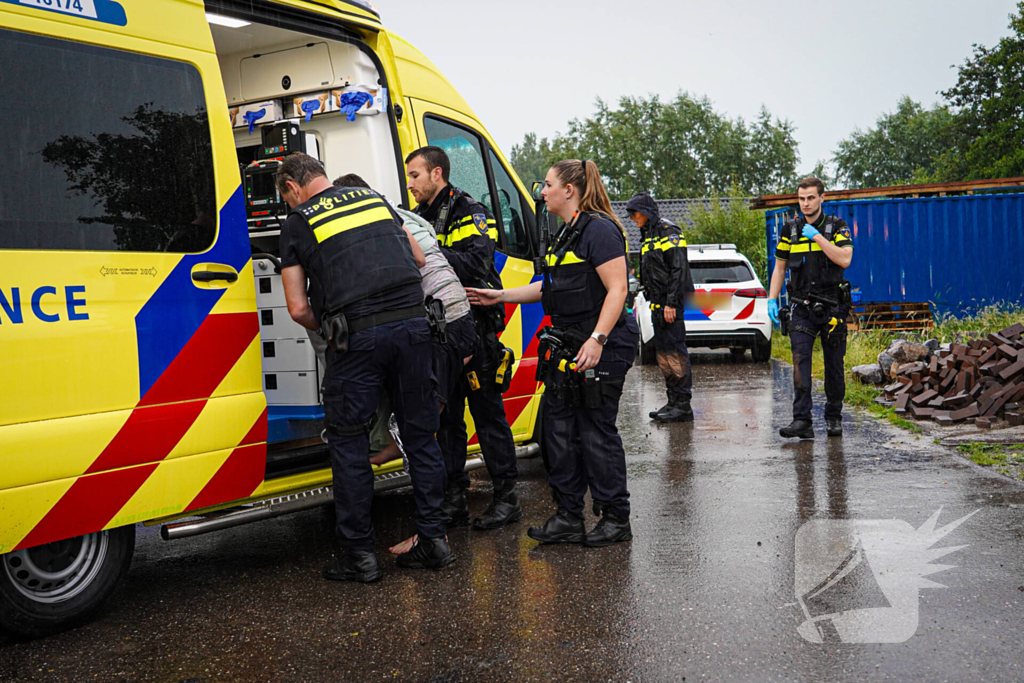 Zoektocht naar persoon te water