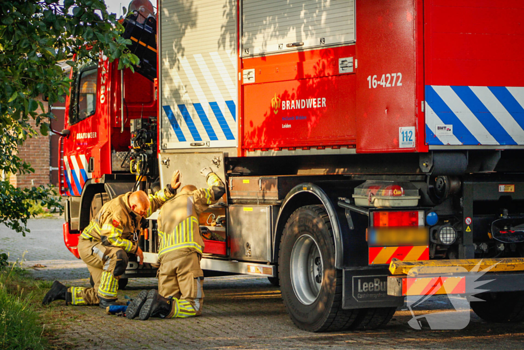 Brandweer is uren bezig met bevrijden koeien uit gierkelder