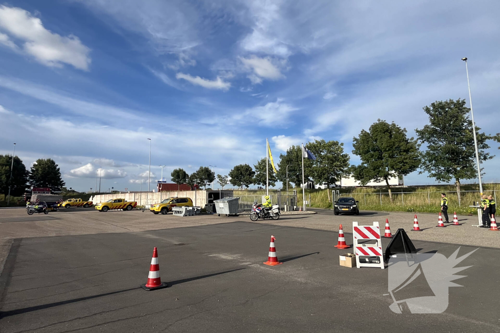 Politie haalt automobilisten van de weg wegens verkeerscontrole