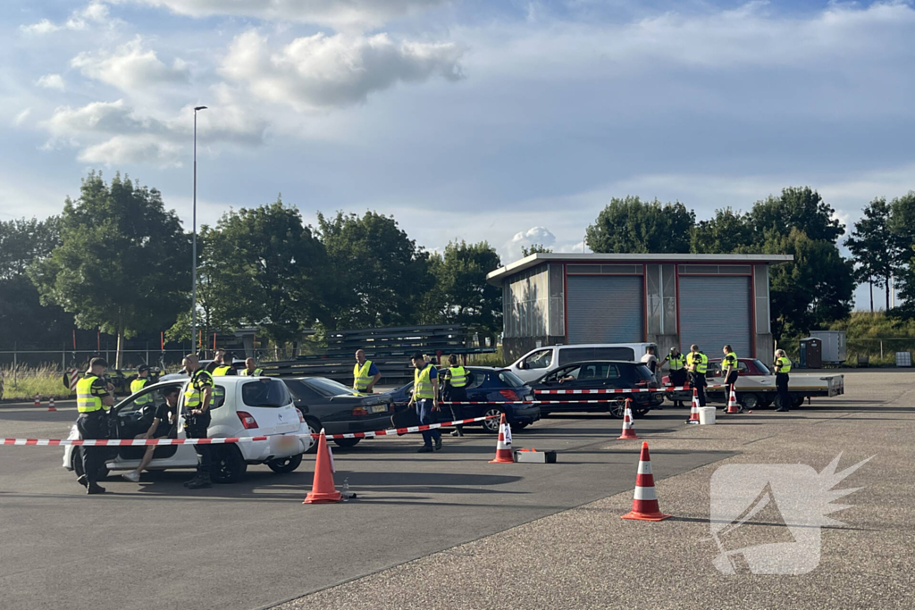 Politie haalt automobilisten van de weg wegens verkeerscontrole