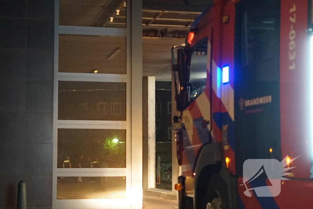 Brand in parkeergarage zorgt voor veel rookontwikkeling