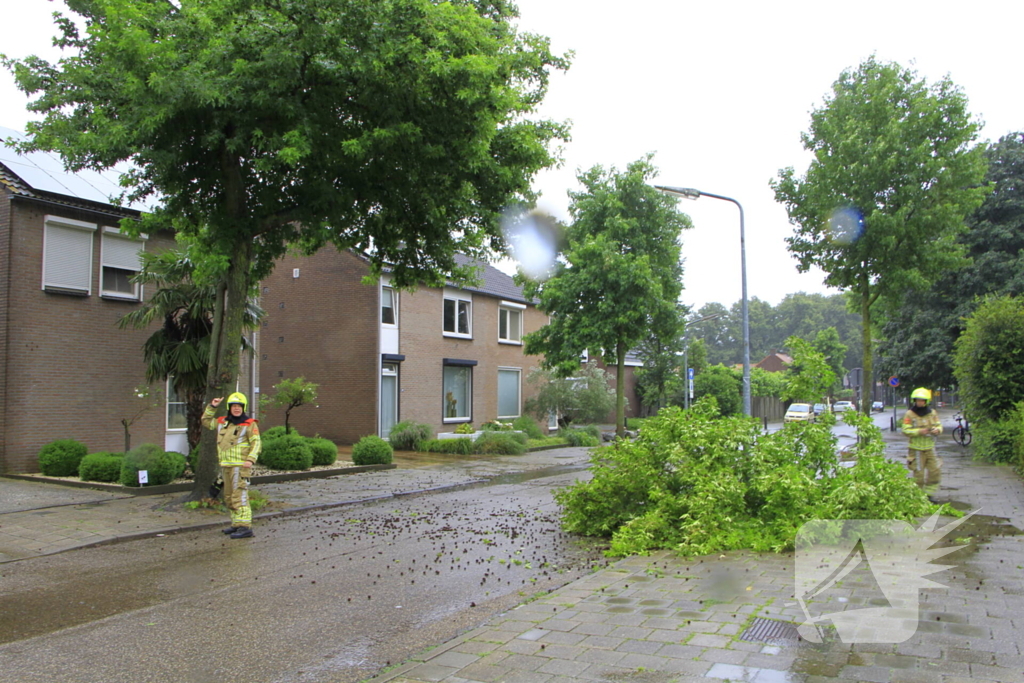 Grote tak valt bijna op voetgangers