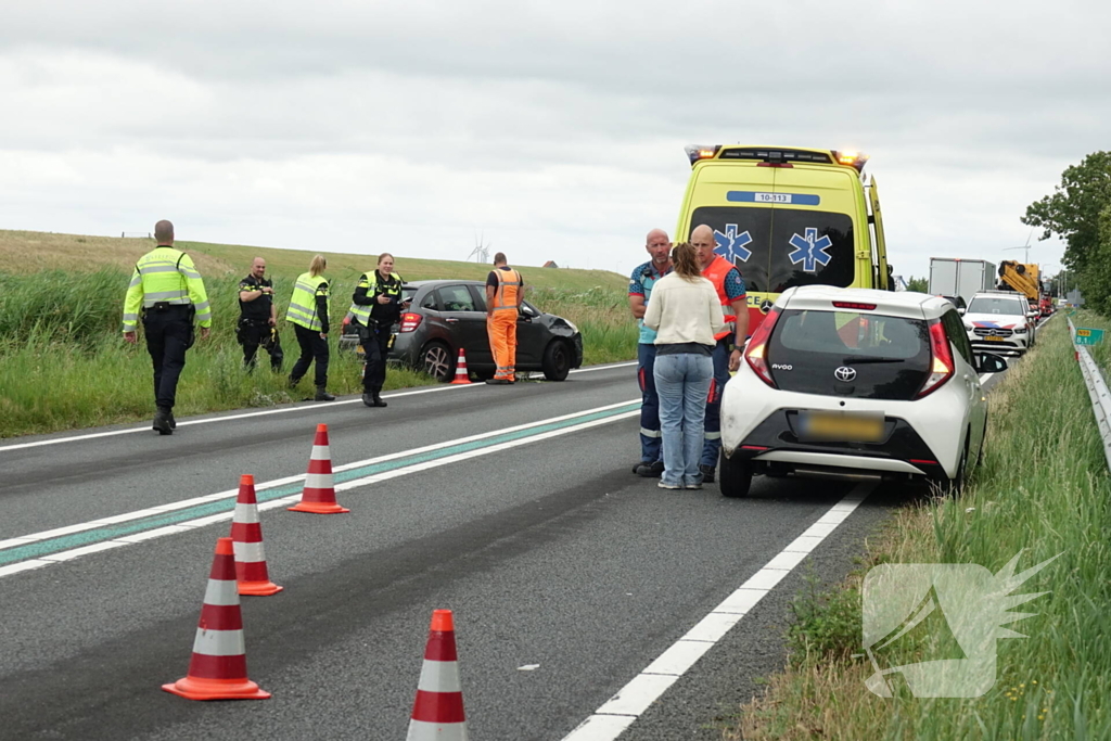 Vertraging na kop-staart botsing