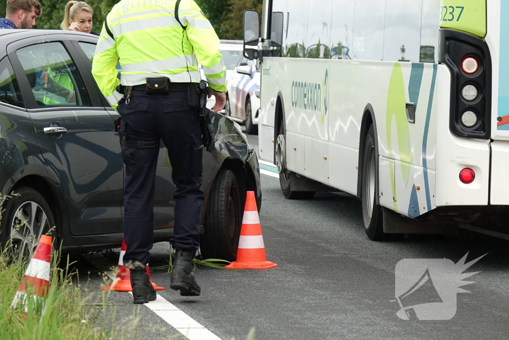 Vertraging na kop-staart botsing