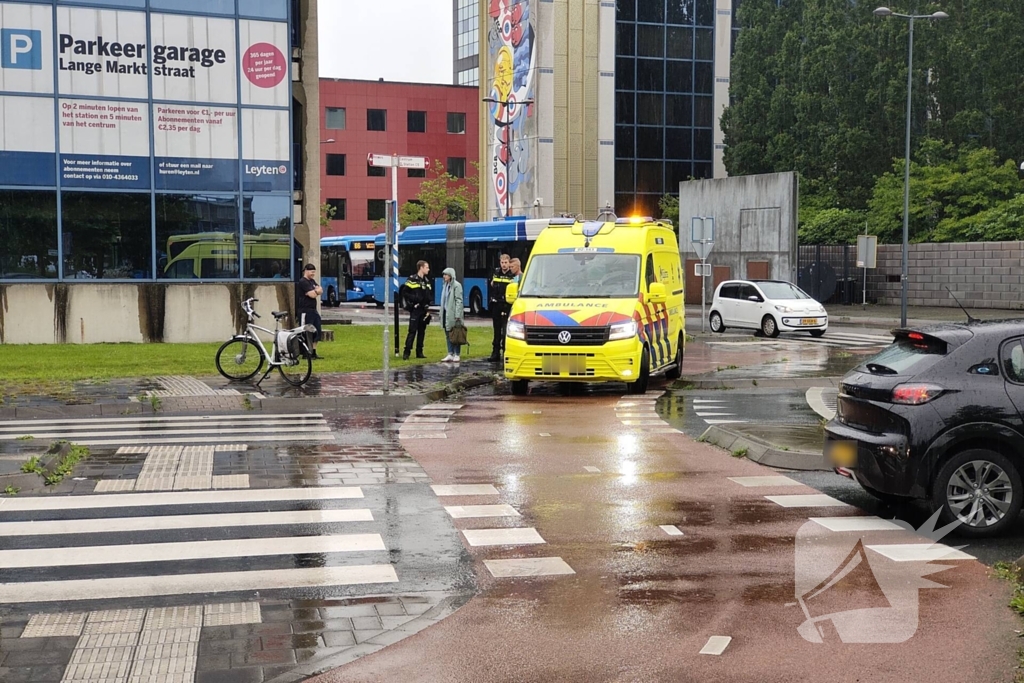 Fietser gewond bij aanrijding