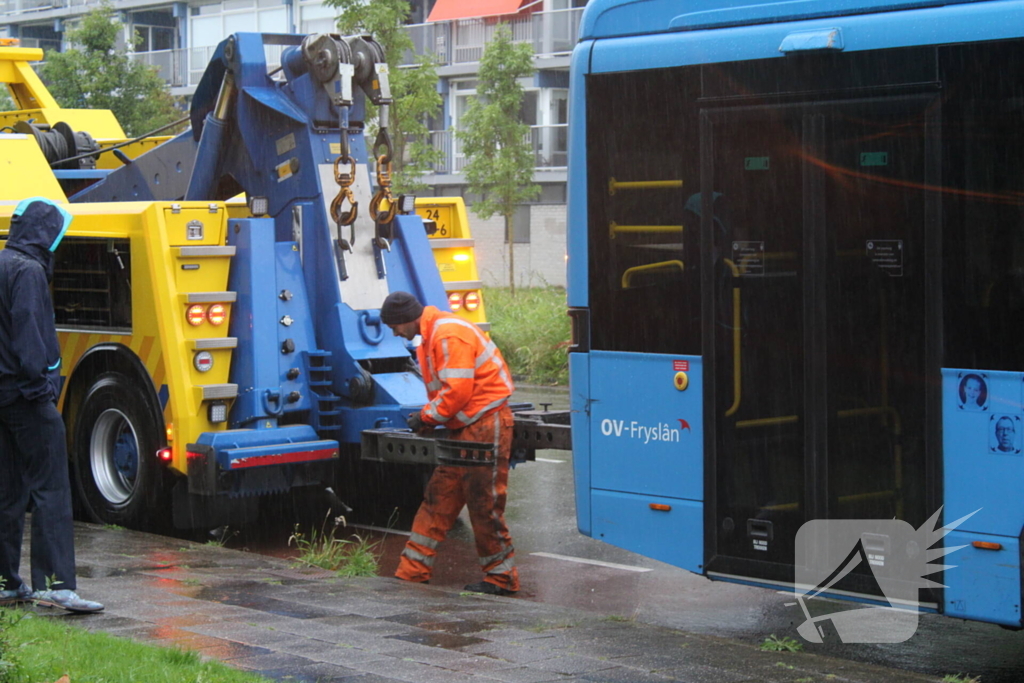 Stadsbus komt met pech te staan