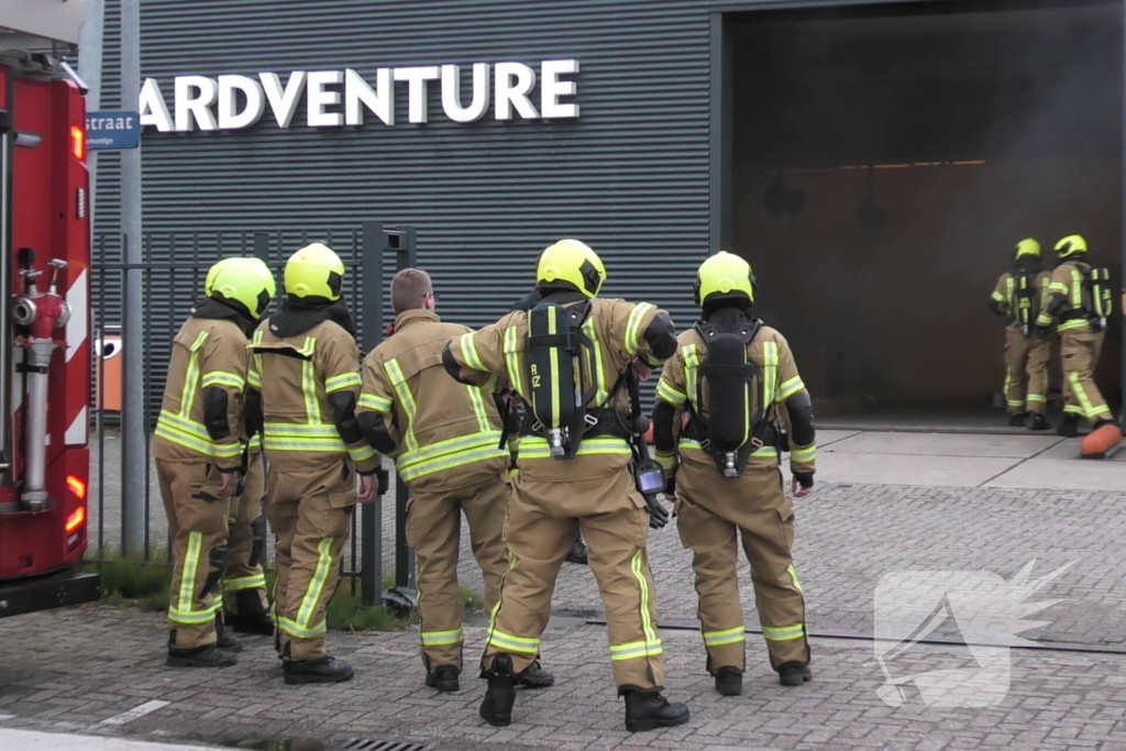 Brand snel geblust in bedrijfspand