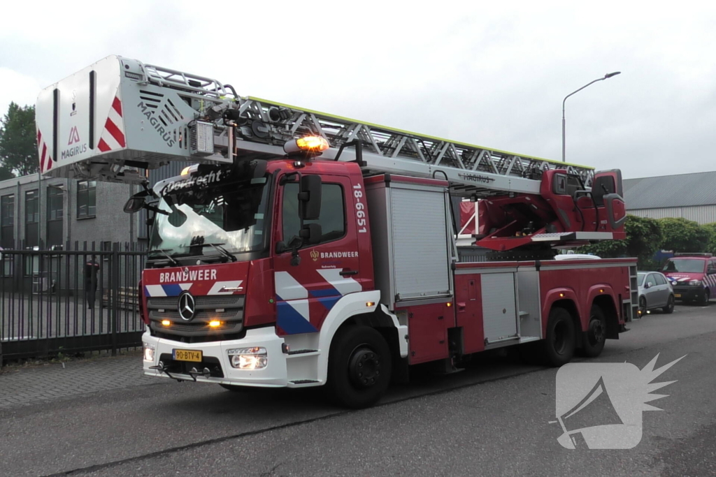 Brand snel geblust in bedrijfspand