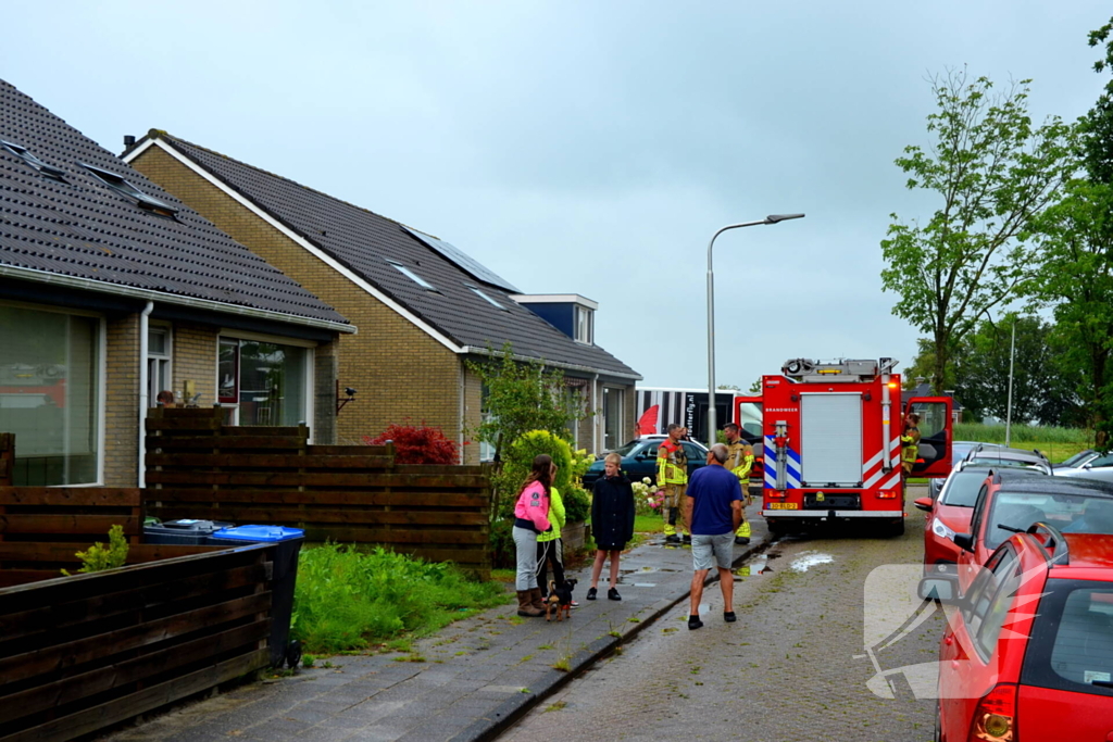 Woningbrand bij oudere snel onder controle