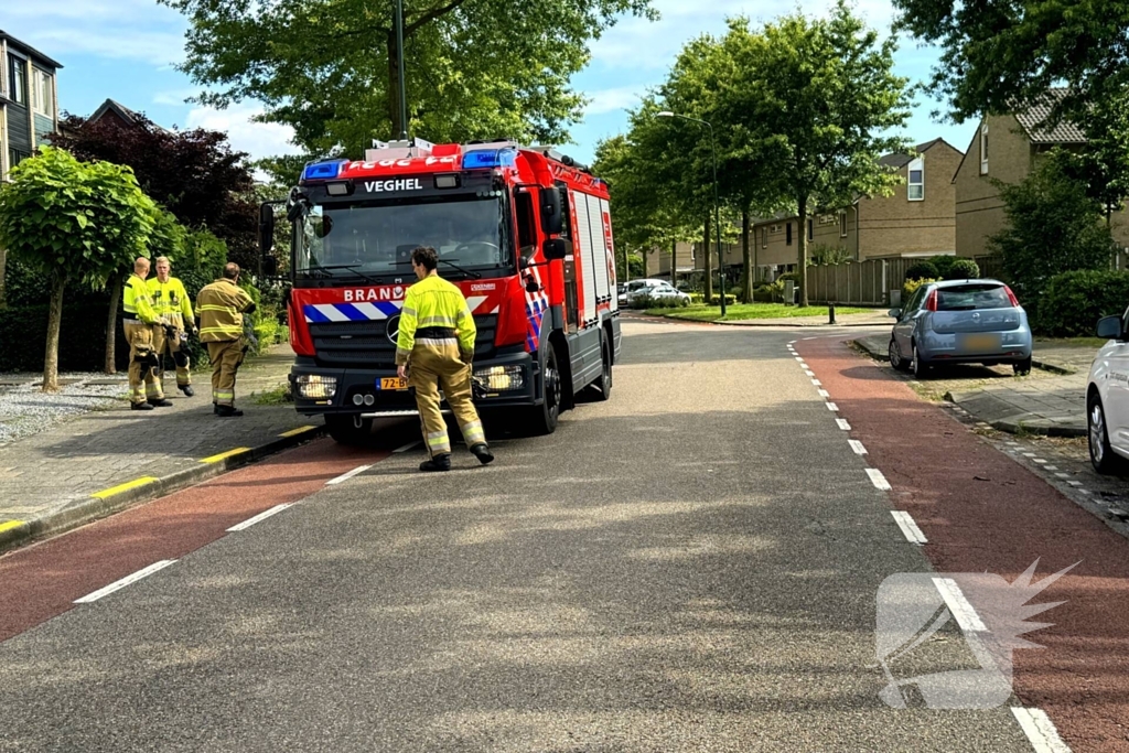 Brandweer ingezet voor dieselspoor op wegdek