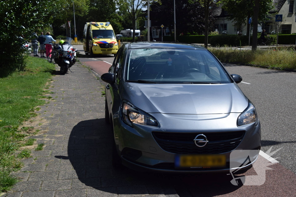 Fietser gewond bij aanrijding met automobilist