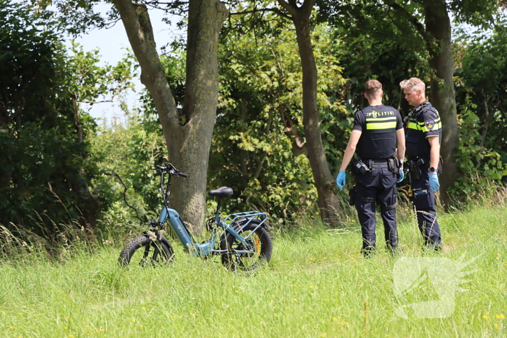 Fietser gewond na val