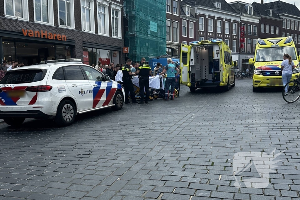 Fietser gewond bij aanrijding met scooterrijder