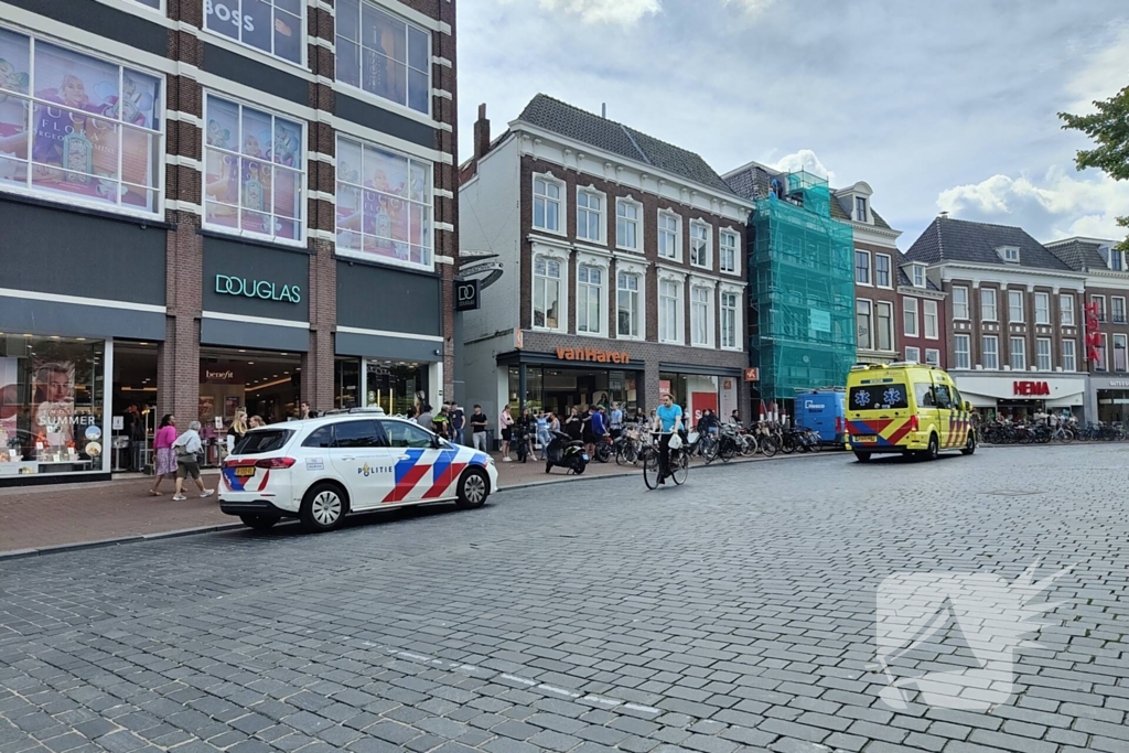 Fietser gewond bij aanrijding met scooterrijder