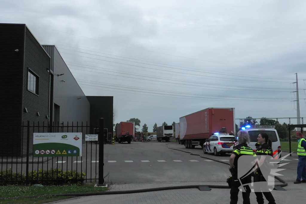 Grote brand in uiendroogmachine