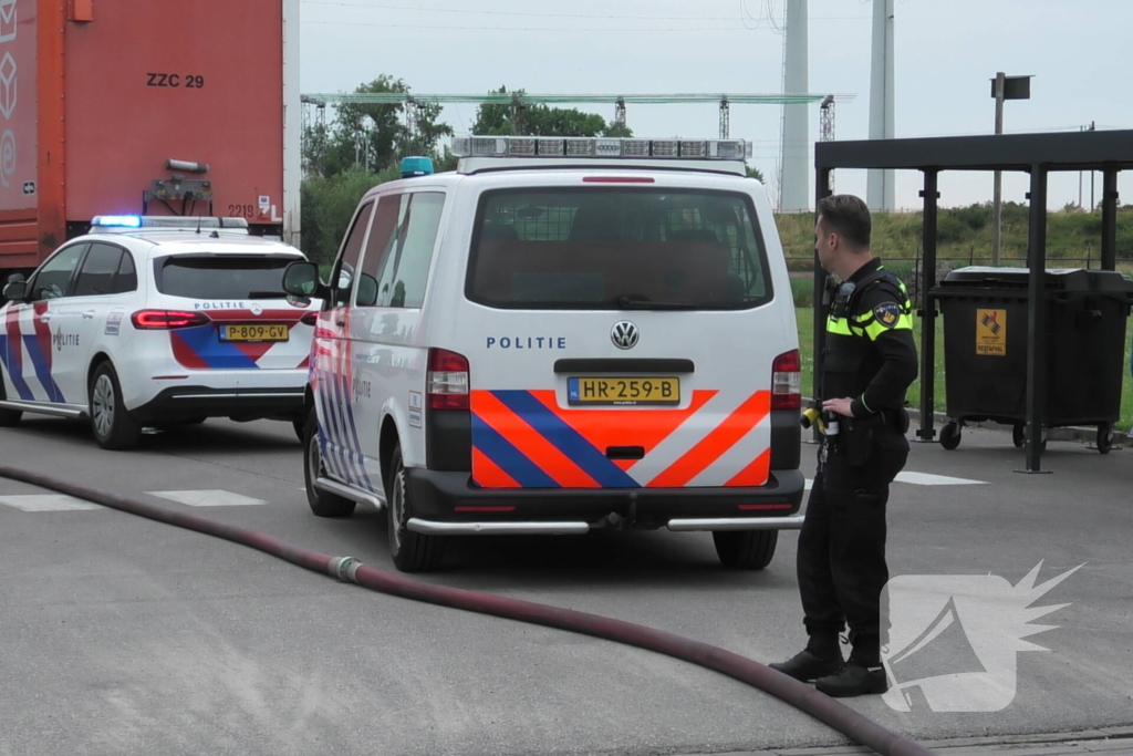 Grote brand in uiendroogmachine