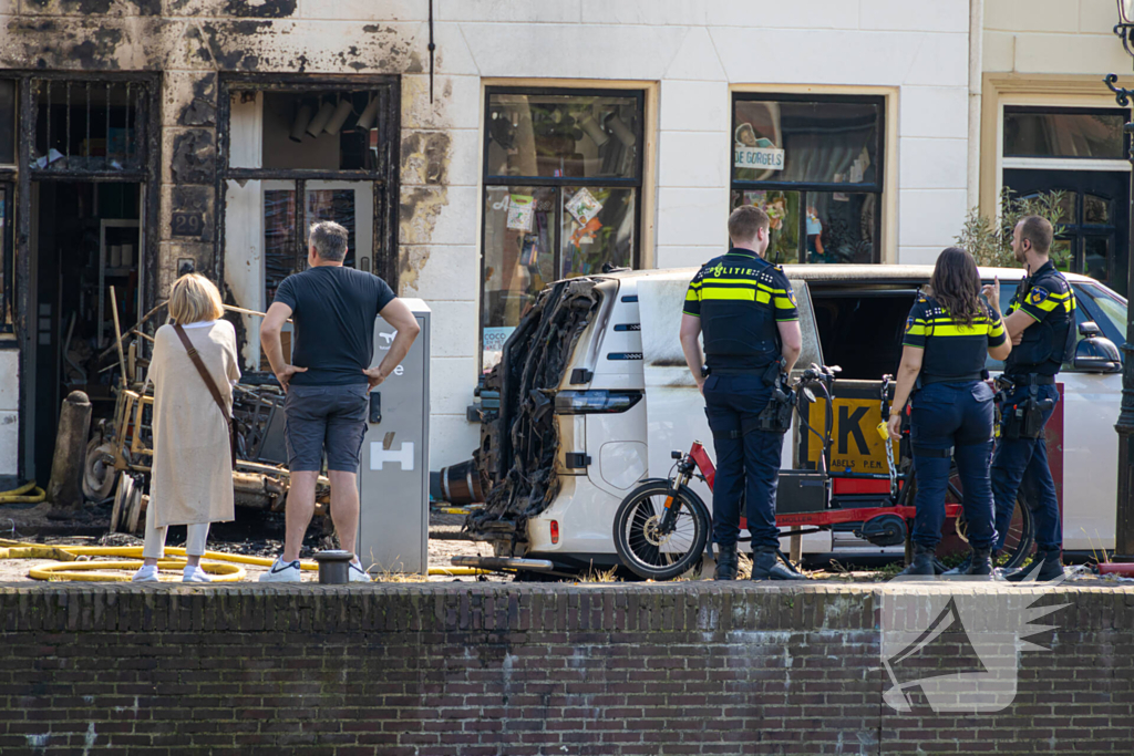 Woning aangetast door voertuigbrand