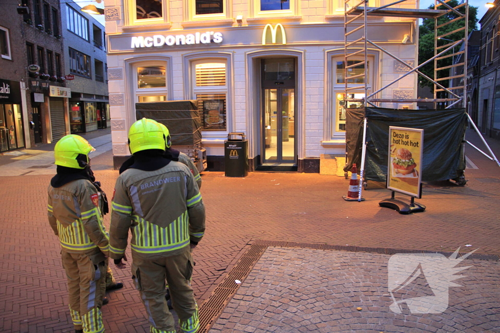 Brandweer ingezet bij McDonald's vanwege gaslucht