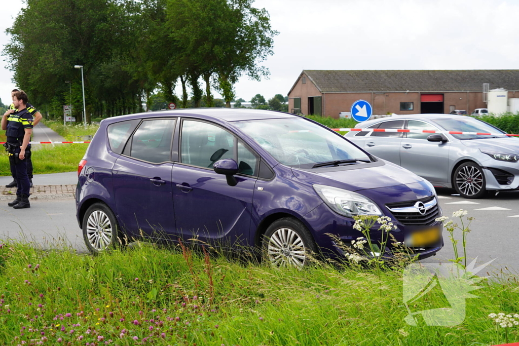 Automobilist ziet fietser over het hoofd