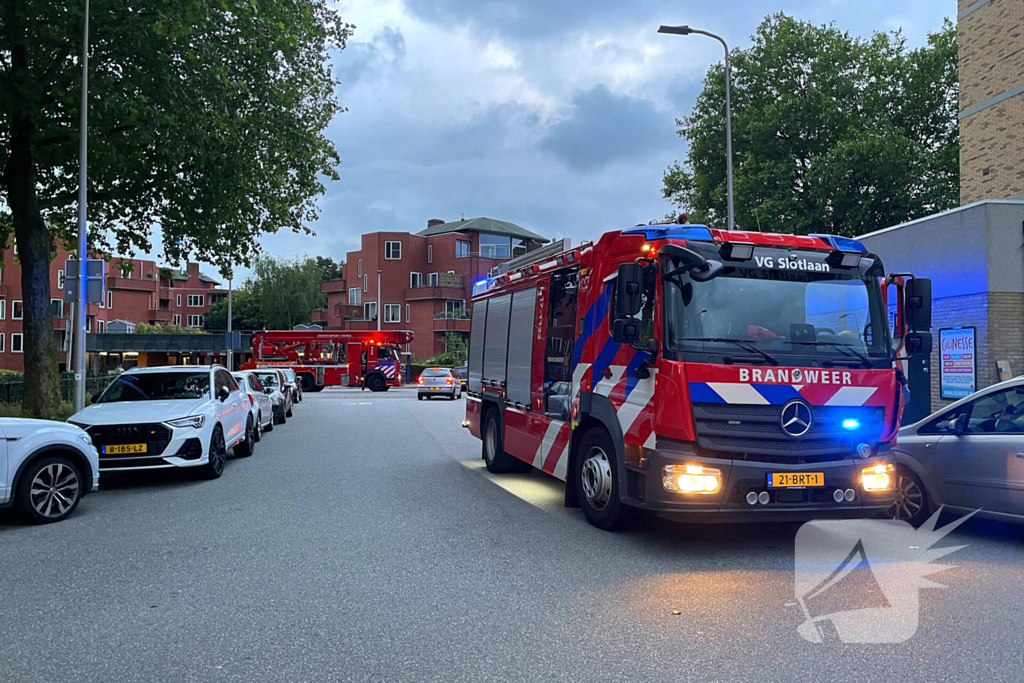 Elektrische fiets in brand op vierde etage