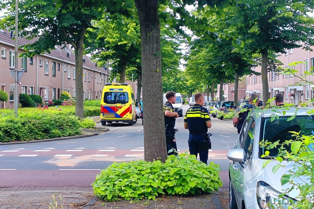 Aanrijding tussen fietser en scooter