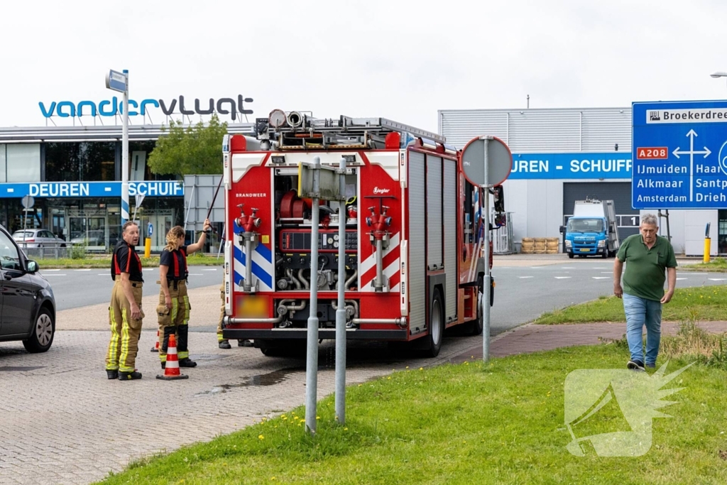 Twee waterhoentjes gevangen door de brandweer