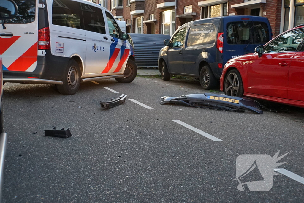 Grote schade na aanrijding met motorrijder