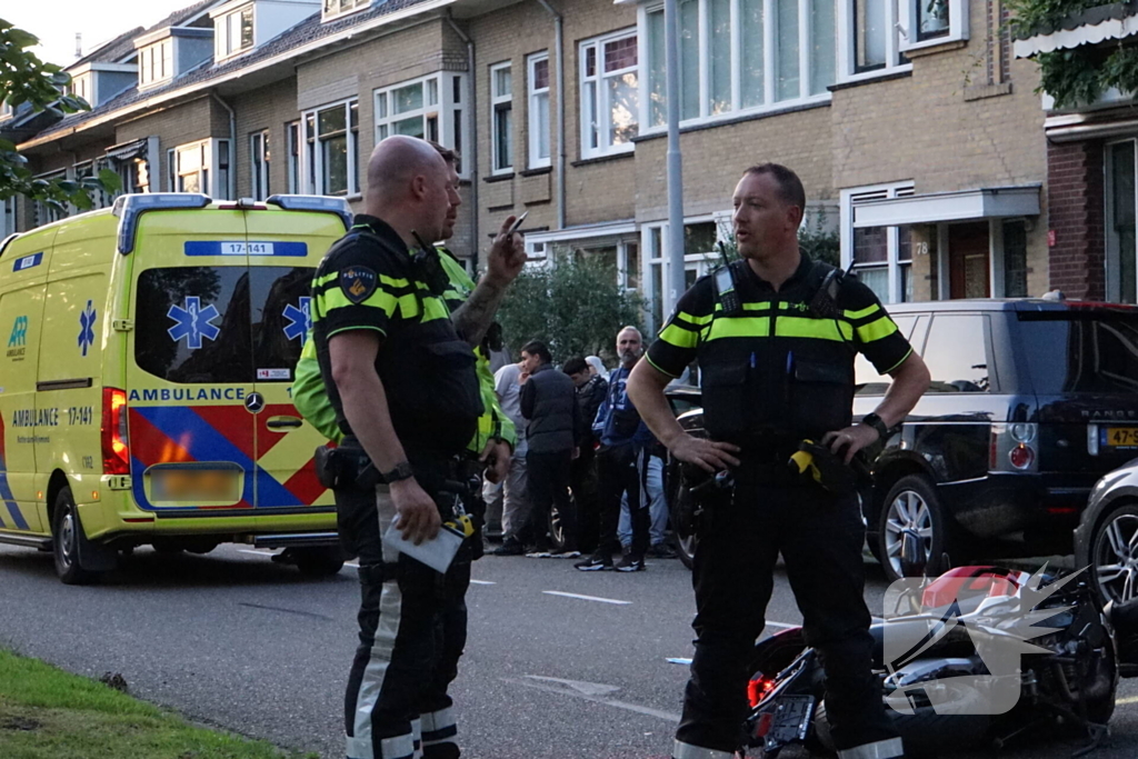 Grote schade na aanrijding met motorrijder