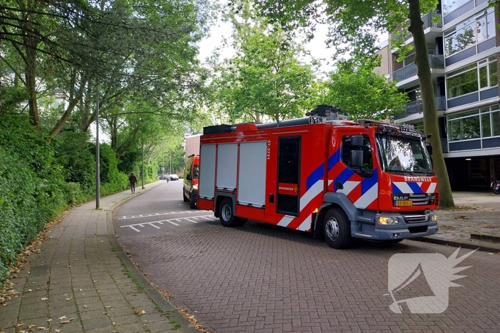 Brandweer onderzoekt gaslucht in woning