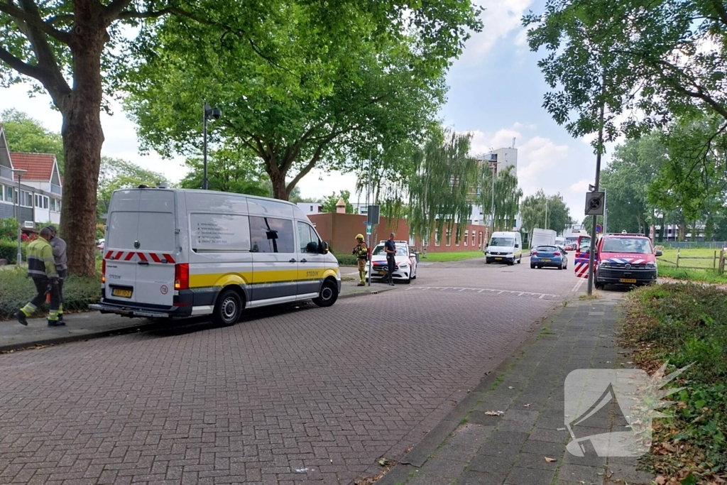 Brandweer onderzoekt gaslucht in woning