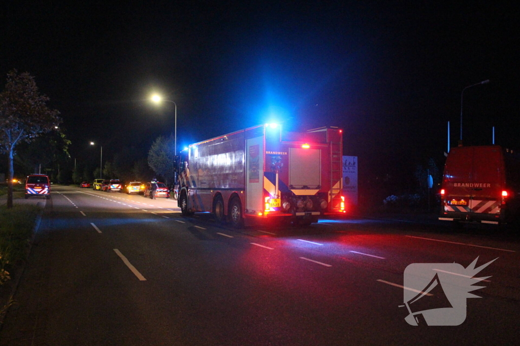 Schuur verwoest door uitslaande brand