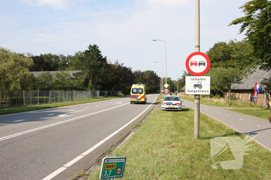 Fietser zwaargewond na ongeval