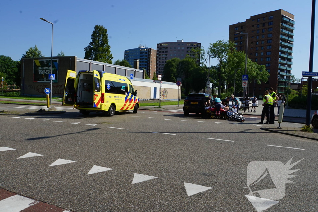 Motorrijder gewond na ongeval met auto