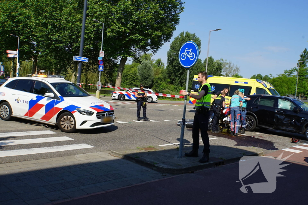 Motorrijder gewond na ongeval met auto