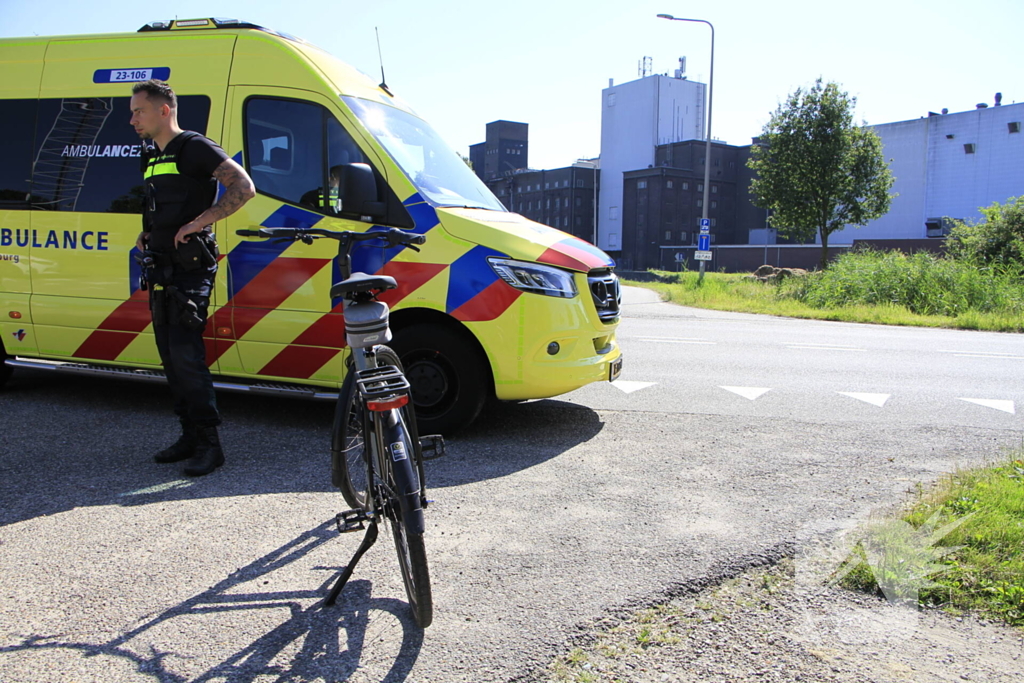 Fietsers botsen op elkaar