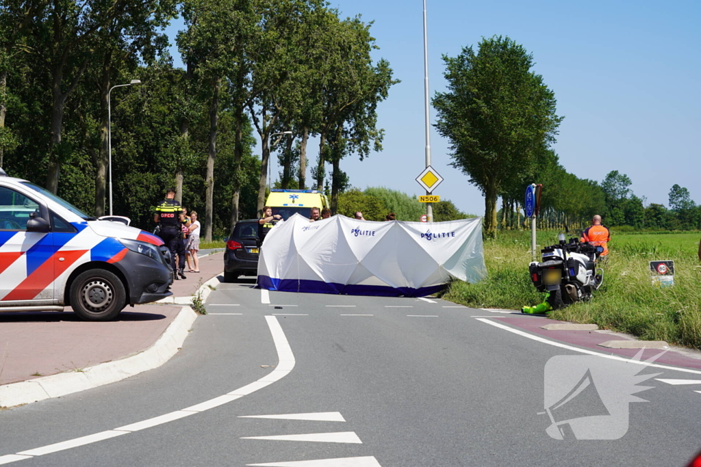 86-jarige fietser overleden bij aanrijding