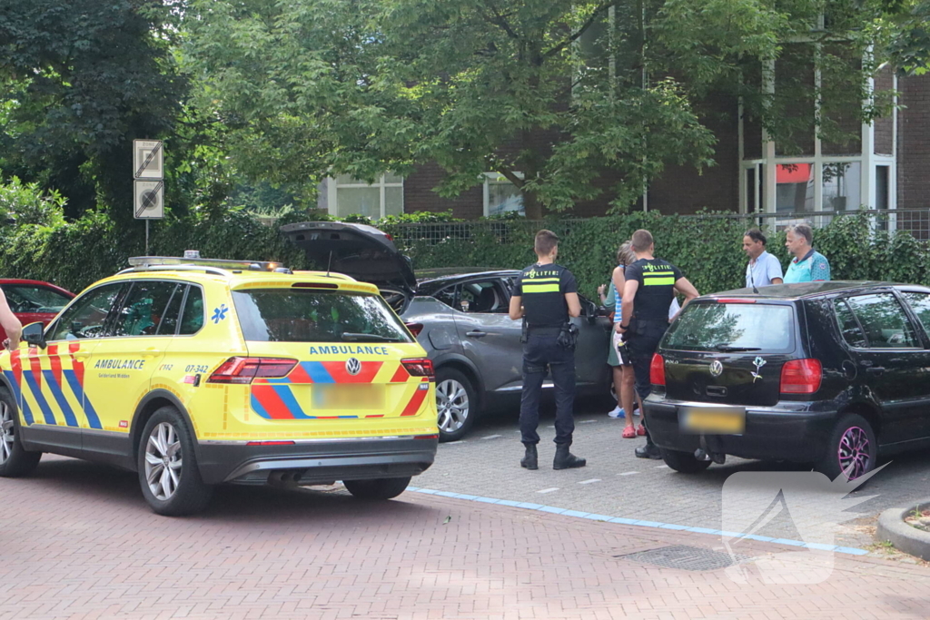 Fietser aangereden op parkeerplaats