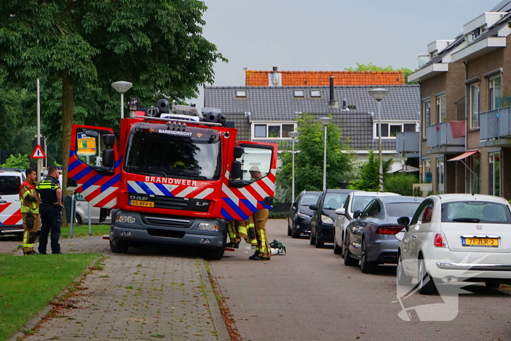 Vergeten pan op kooktoestel veroorzaakt rook in woning