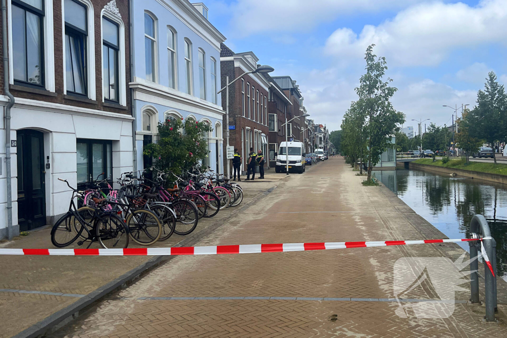 Politie zet straat af vanwege gaslek