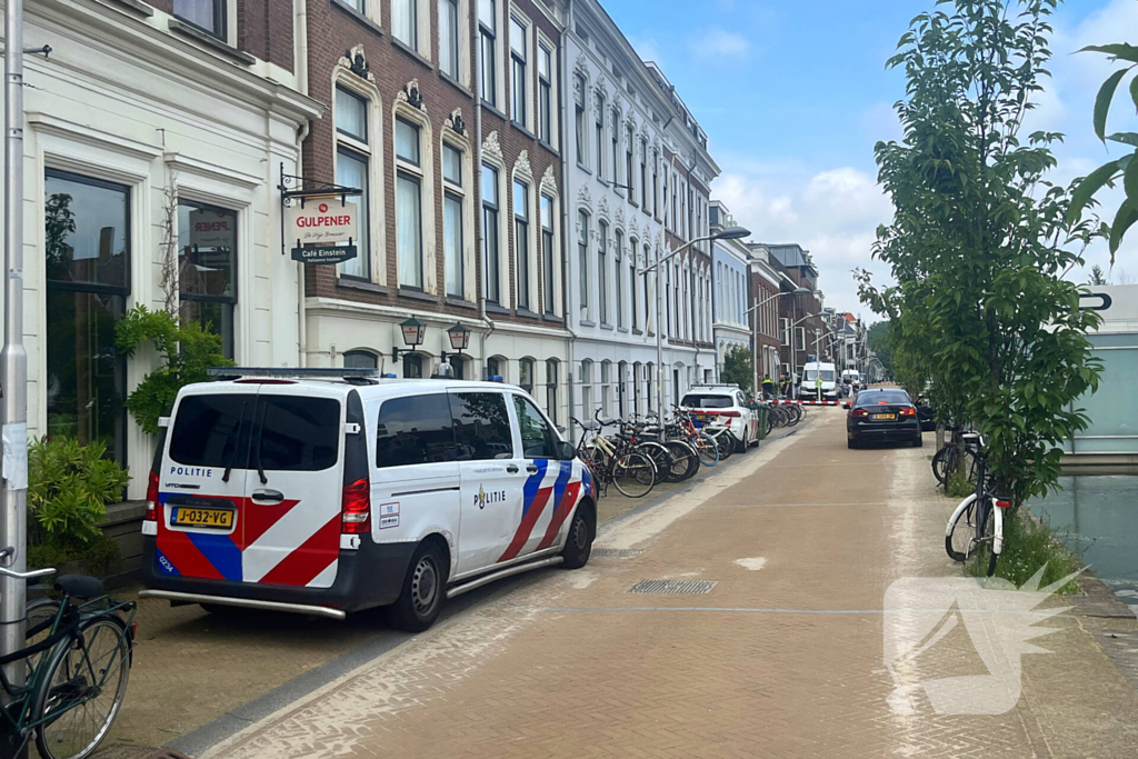 Politie zet straat af vanwege gaslek