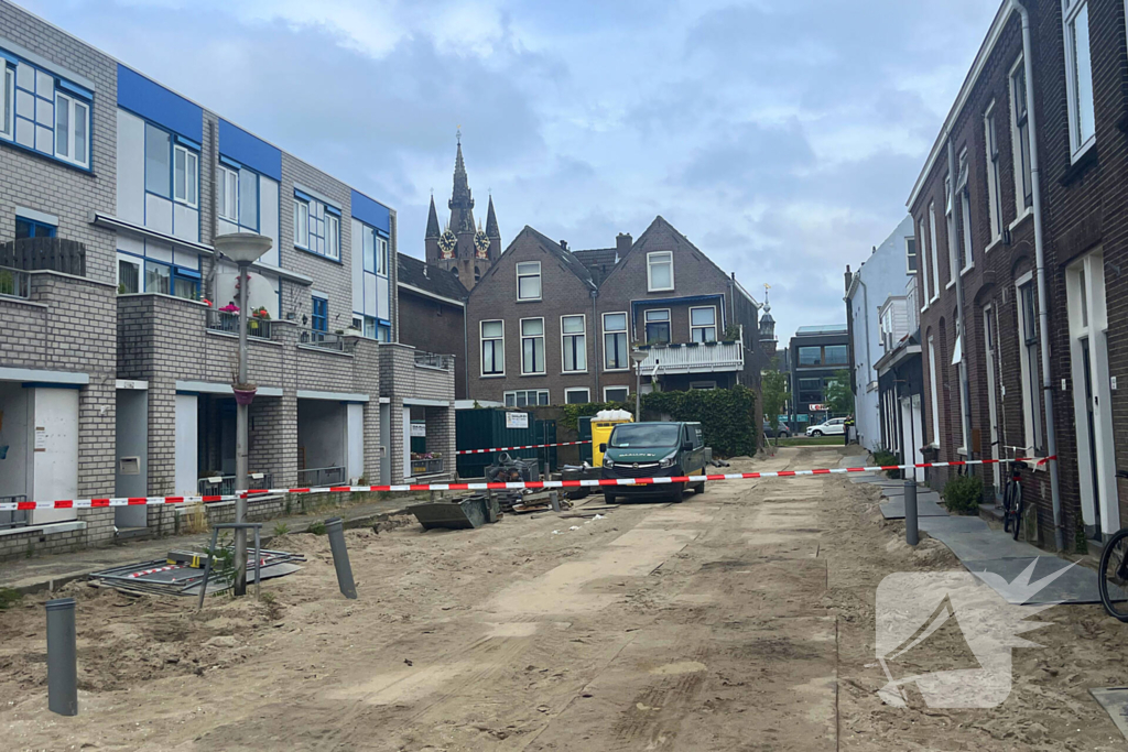 Politie zet straat af vanwege gaslek