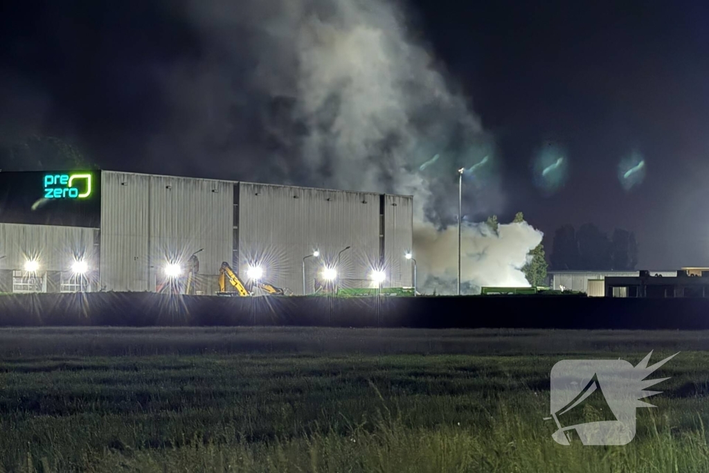 Veel rook bij brand op industrieterrein