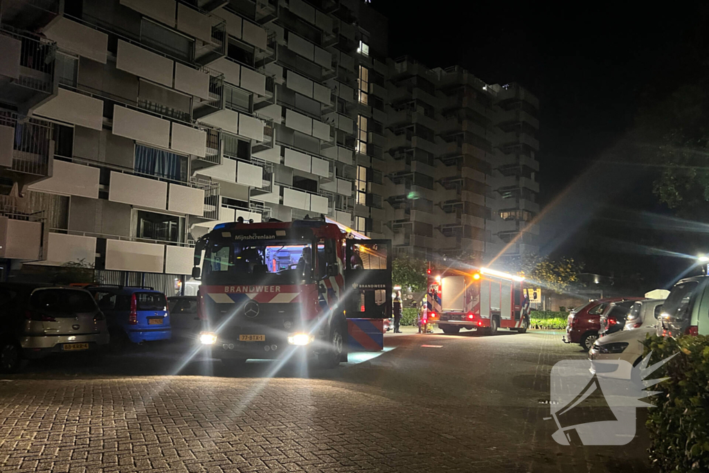 Woning vol rook nadat bewoner in slaap valt