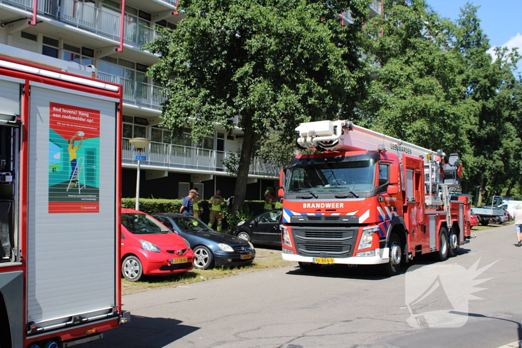 Hulpdiensten ingezet voor woningbrand