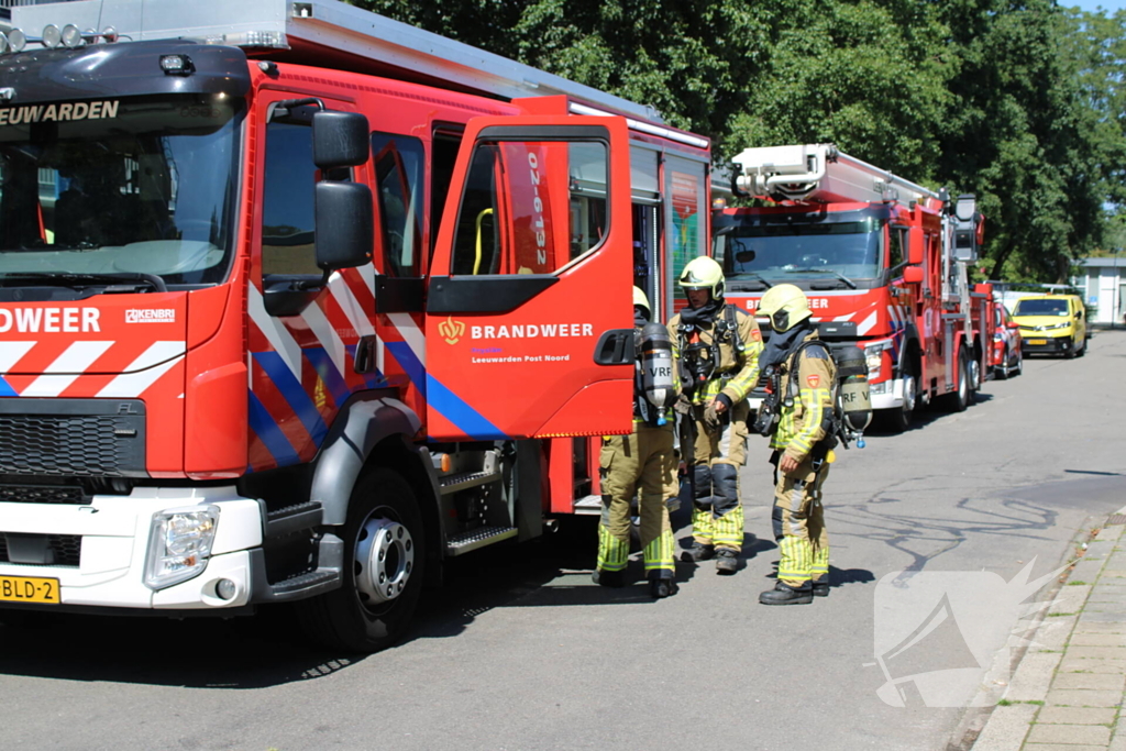 Hulpdiensten ingezet voor woningbrand