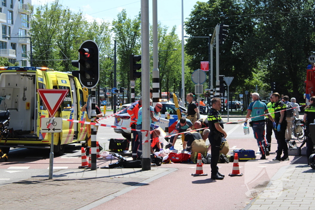 Hulpdiensten groots ingezet waaronder een traumateam