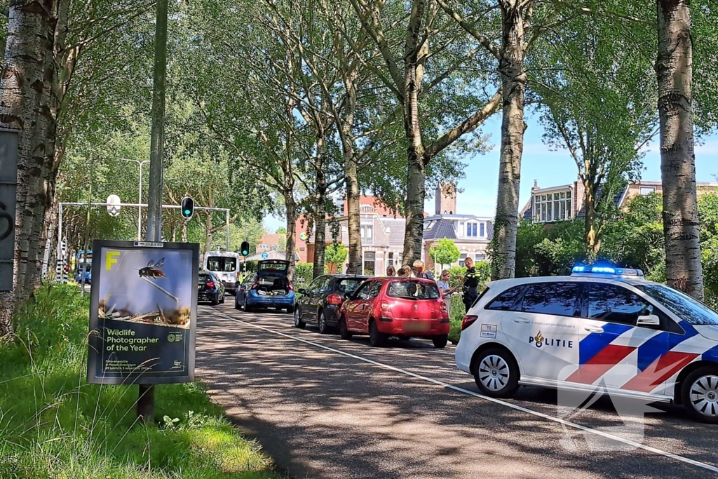 Drie voertuigen betrokken bij kop-staartbotsing