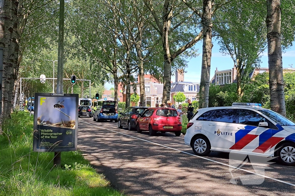 Drie voertuigen betrokken bij kop-staartbotsing